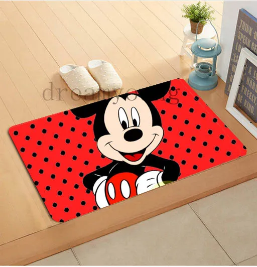 Custom Mickey Mouse Art Door Mat Carpet Living Room 40x60cm Rug