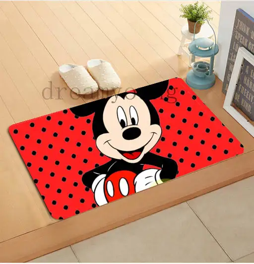 Custom Mickey Mouse Art Door Mat Carpet Living Room 40x60cm