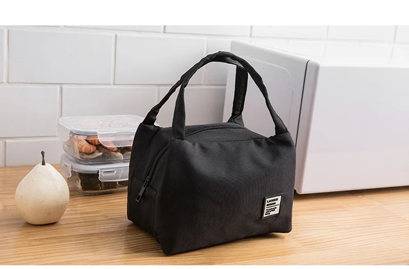 НОВАЯ Портативная сумка для обеда, термоизолированная сумка для обеда, сумка-холодильник, сумка Bento, контейнер для обеда, школьные сумки для хранения еды