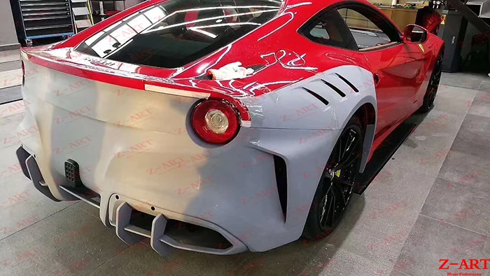 Z-ART комплект расширителей колесных арок для Ferrari F12 Berlinetta широкий тюнинг тела комплект для Ferrari F12 Berlinetta широкий аэродинамический Комплект тела