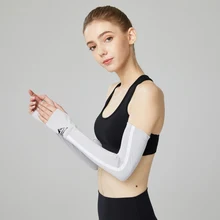 1 шт. рука рукав охлаждения Защита от солнца УФ рукава с манжетами дышащие удобные руки Велоспорт Бег гольф