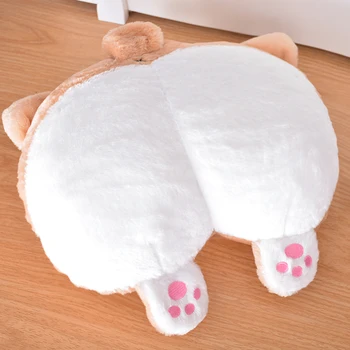 

Creative Sofa Cushion Bottom Butt Plush Warm Pillow Cushion Plush Hand Warmer Toy Sofa Neck Head Animal Pillows