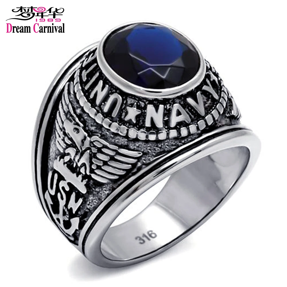 Buy DreamCarnival 1989 US Navy Military Gothic Rings