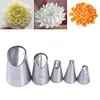 1/3/5/7pc/set of chrysanthemum Nozzle Icing Piping Pastry Nozzles kitchen gadget baking accessories Making cake decoration tools 1
