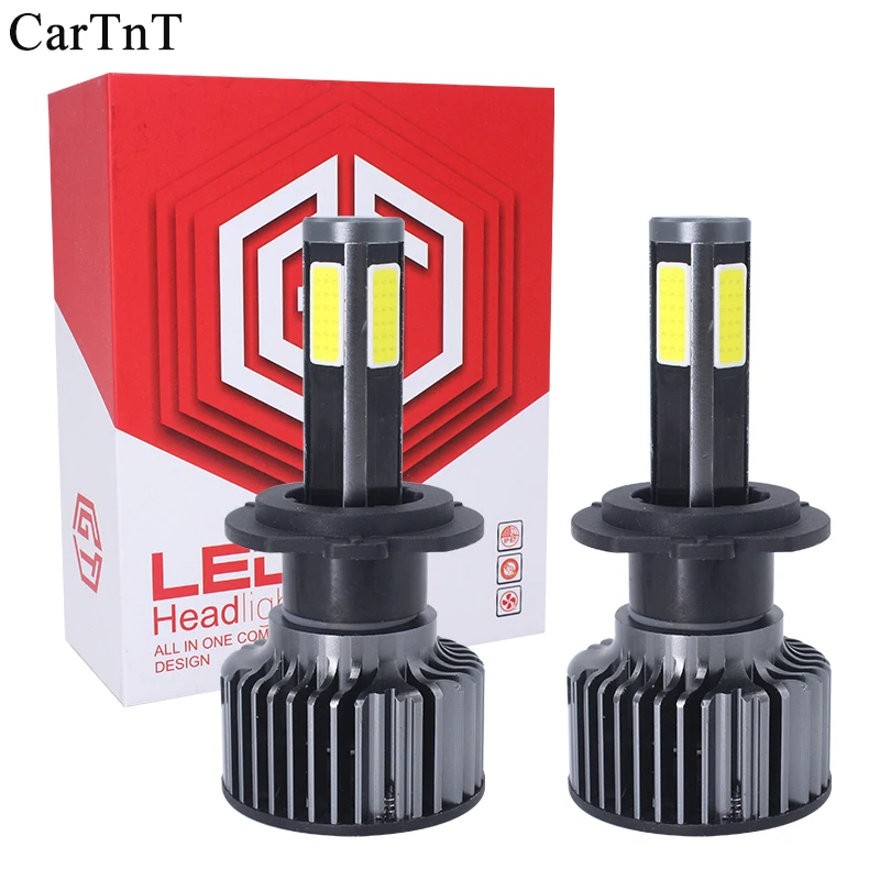 

2Pcs LED H4 H7 H1 H3 H11 H13 H27 9004 9005 9006 9012 HB3 HB4 9007 LED Headlights Bulb 72W 20000LM 6000K Canbus Fog Lamp 12V 24V