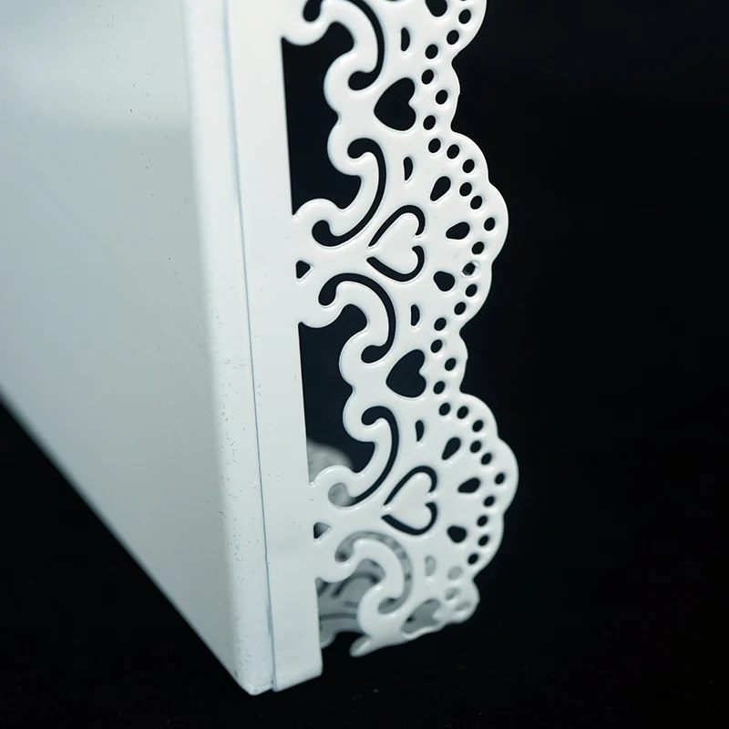  SWEETGO Rectangle tray for cupcake white wedding cake tools for display decoration plate party even