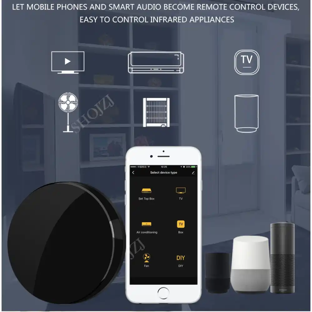 control rf devices with google home