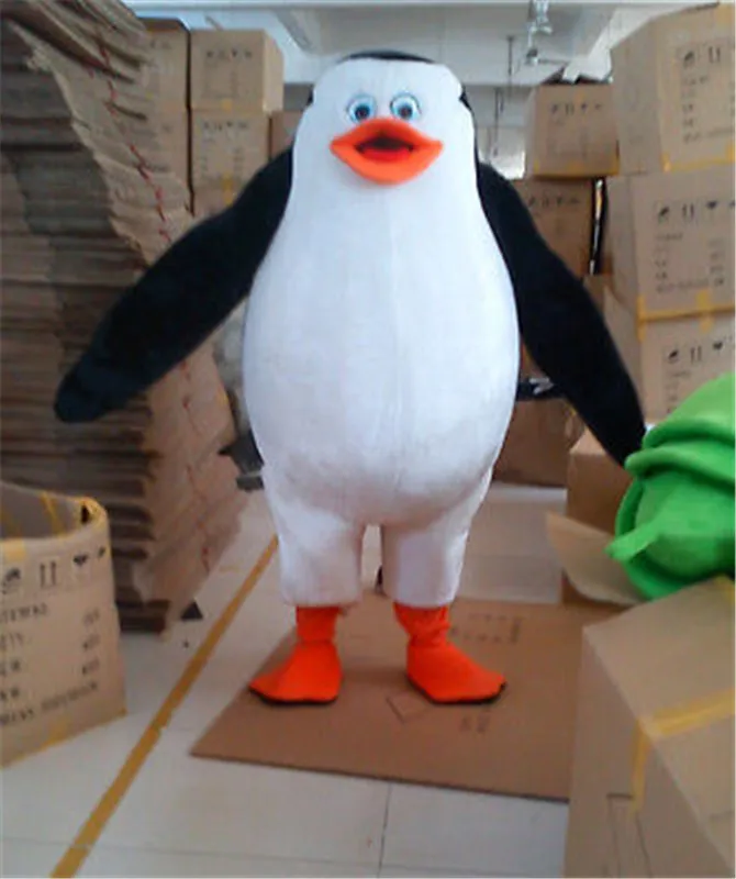 

Advertising Carnival Madagascar Penguin Mascot Costume Suits Outfits Cosplay Party Game Dress Adults Size Halloween Holiday New