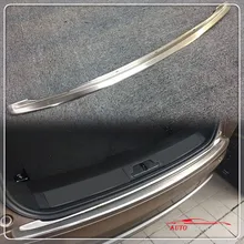 1* Car styling Exterior Stainless Steel Matte Outer Bumper Plate Protector Trim For Land Rover Range Rover Velar 2017 2018