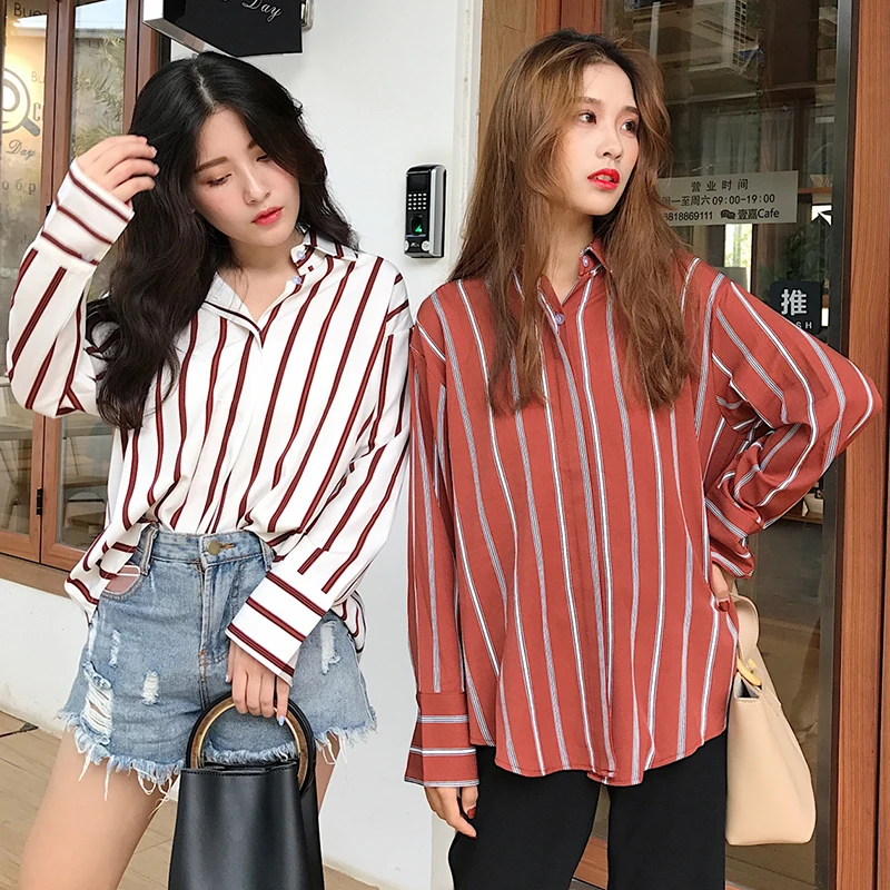 Модные женские блузки 2020 Весна Осень корейский стиль Ulzzang Harajuku винтажная