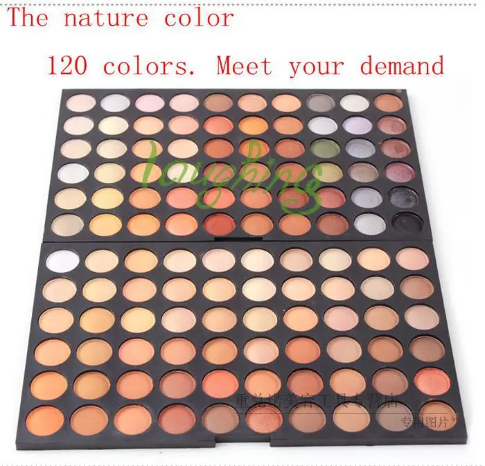 

Free shipping 3pcs/lot Pro 120 Full Color Eyeshadow Palette Eye Shadow Makeup #120-2-3
