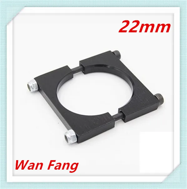 10pcs 22mm Black Carbon Tube clamp fiber Pipe clamps Tube arm mount for QAV FPV RCpipe clamp