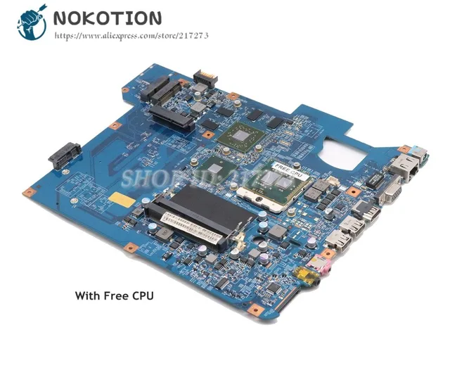 $US $87.12  NOKOTION For Gateway NV59 TJ75 Laptop Motherboard MBBH601001 48.4GH01.01M HM55 DDR3 HD5650 1GB Free