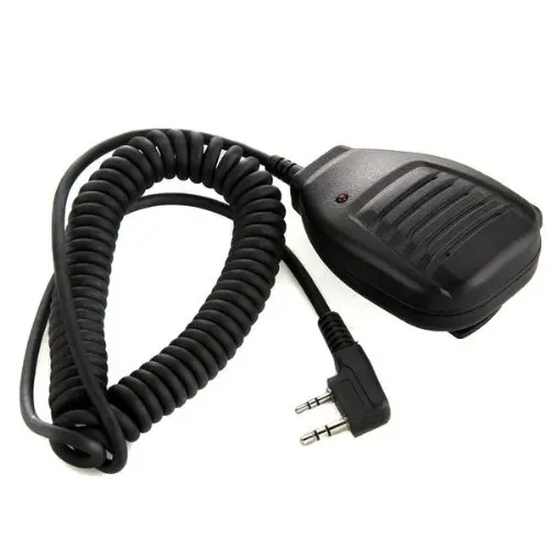 Микрофон 2 контакт динамики для радио Walkie Talkie Black|speaker for|speaker speakerspeaker pins |