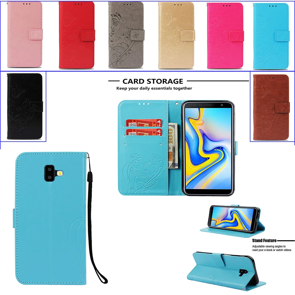 

for Samsung sm-j610fn case J6+ J6 Prime SM-J610FN/DS for Samsung Galaxy J6 Plus 2018 Case SM-J610F sm-J610G Flip leather Cover