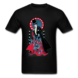 Смокинг маг Футболка с принтом Для мужчин футболка черная футболка Glegant Дизайнерская одежда хлопковые топы футболки Аниме