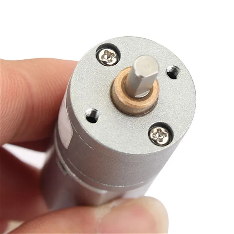 20 мм DC 6V 22RPM большой крутящий момент мотор-редуктор-серебро