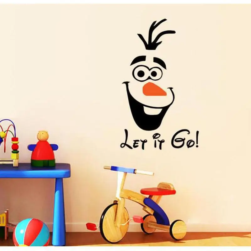 Let It Go &quotмультфильм Забавный усовершенствованный стульчак/Модная этикетка
