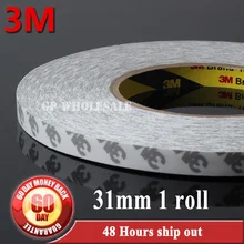 1 х 31 мм* 50 м 3 м 9080 Двухсторонняя клейкая лента высокая температура сопротивление для электрической таблички с именем экрана соединение
