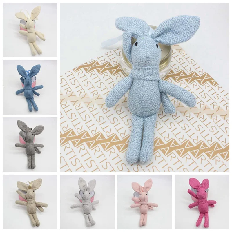 

2019 NEW Rabbit Plush , Animal Stuffed Dress Rabbit Key chain TOY, Kid's Party Plush TOY , Bouquet Plush Dolls