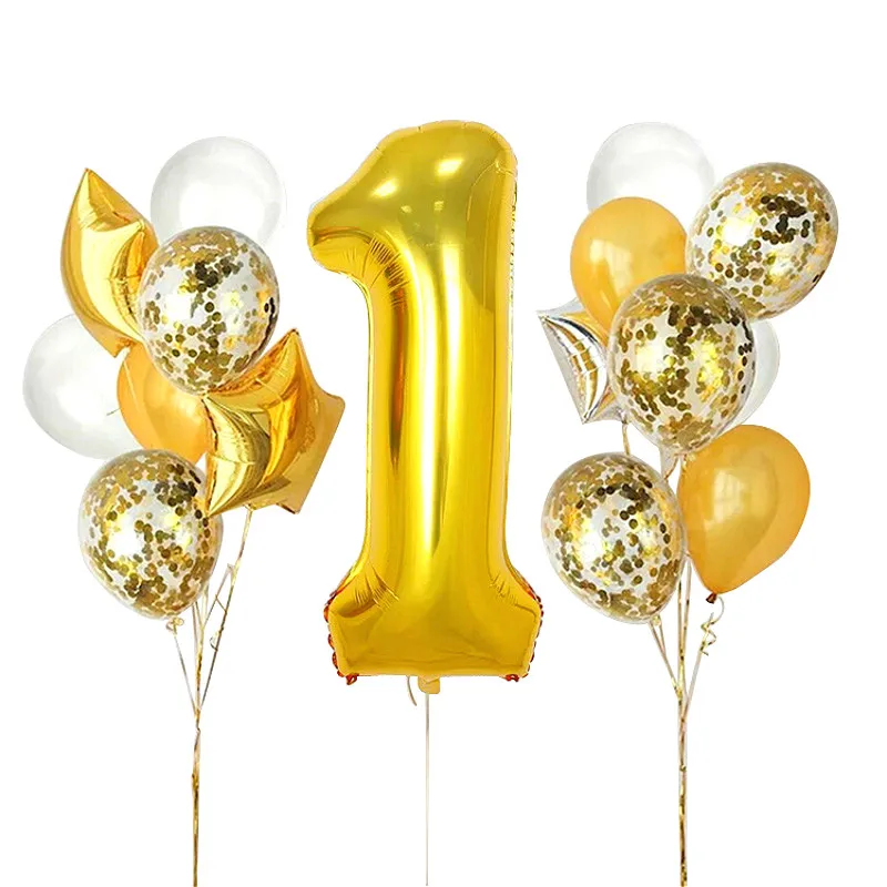 

1pcs 16Inches Party Number Mathematics Golden Foil Helium Balloons Teaching for Kids Creative School Decorate Birthday Supplies
