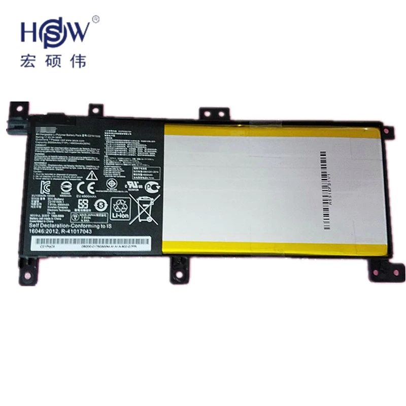 

HSW Genuine Original C21N1509 Battery for ASUS Notebook X556UA X556UB X556UF X556UJ X556UQ X556UR X556UV bateria akku