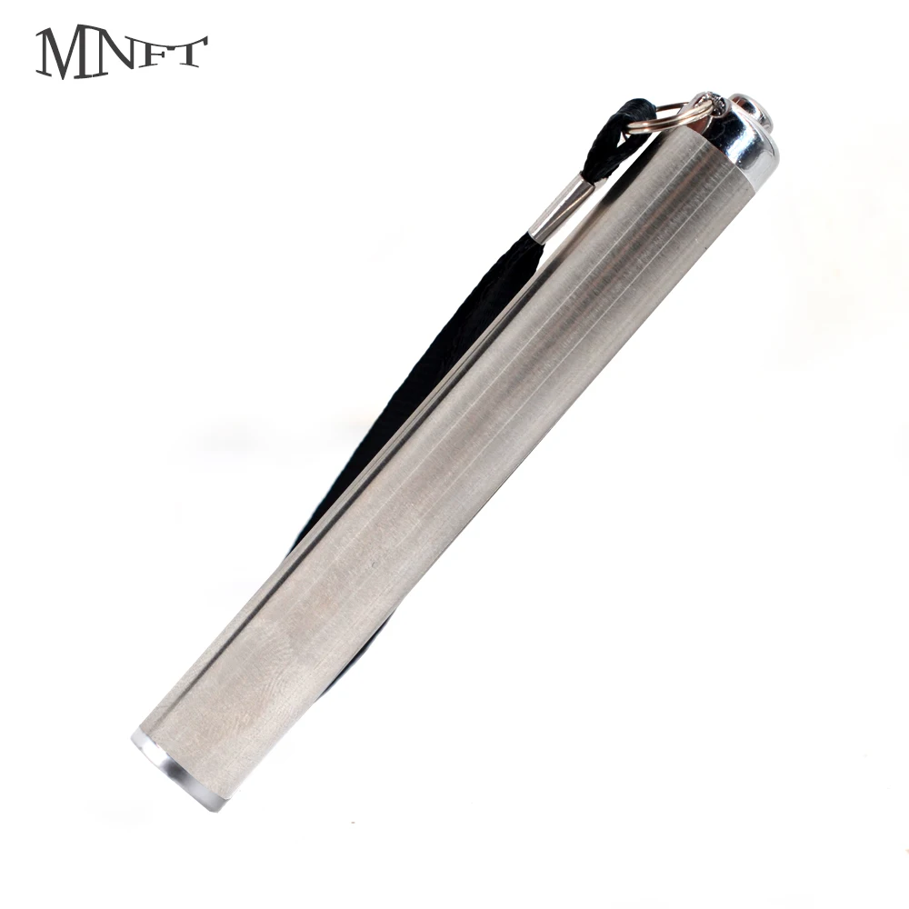 

MNFT 1Pcs LED UV Flashlight 365nm Mini Stainless Steel Portable UV Glue Cure Flashlight Fly Fishing DIY Tools