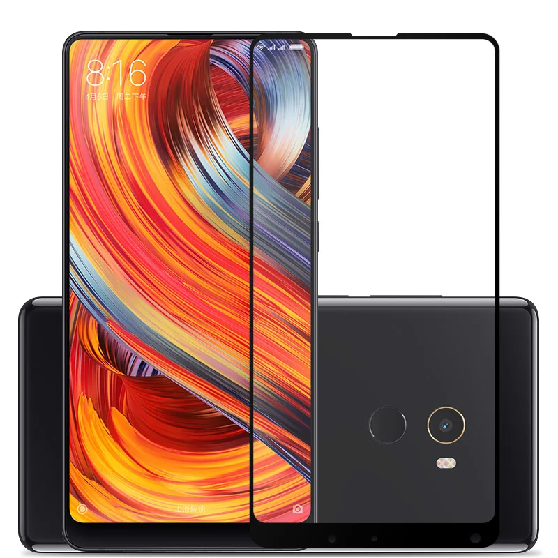 Xiaomi mi x 2 закаленное стекло MOFi xiaomi mi x 2 защита экрана полное покрытие черный xiaomi mi x2 стеклянная пленка 5,2