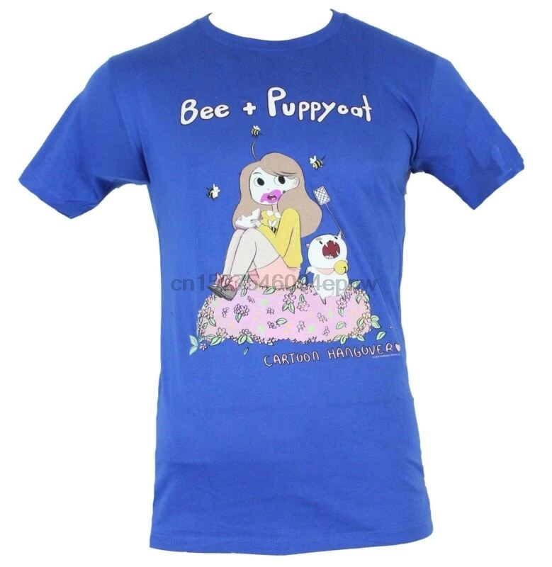 

Bee and Puppycat Mens T-Shirt - Bee & Puppycat Atop a Flower Pile Image(1)