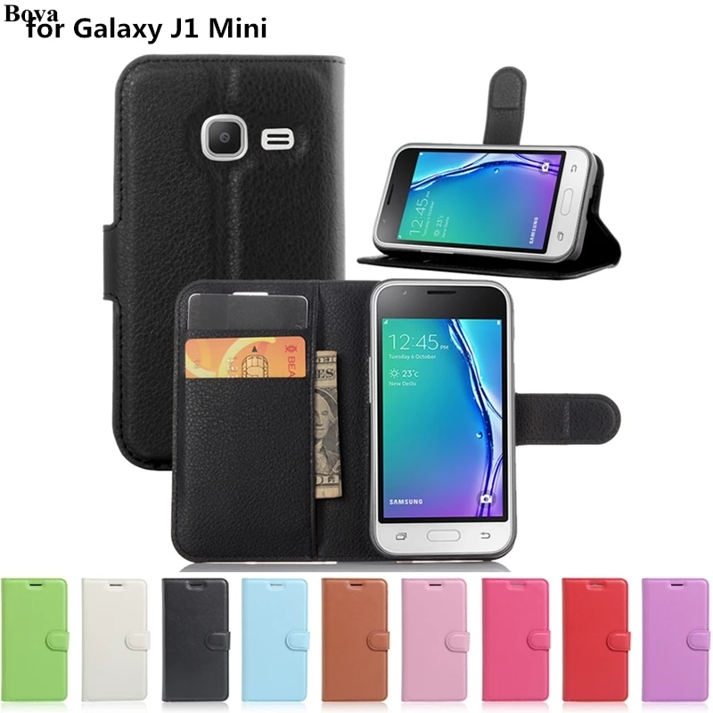 Кожаный чехол книжка в стиле ретро для Samsung Galaxy J1 Mini J105F защитный с магнитной