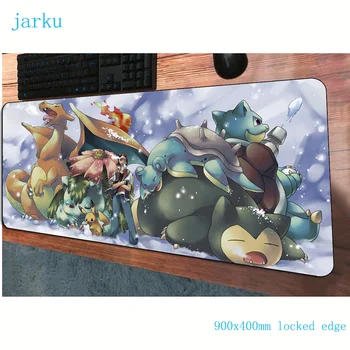 

pokemons mouse pad large pad to mouse notbook computer mousepad locked edge gaming padmouse gamer to laptop keyboard mouse mats