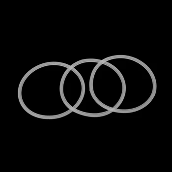 

3Pcs 7.8cm Rubber O Shaped Replacement Gaskets Seal Ring Part For Blender Juicer