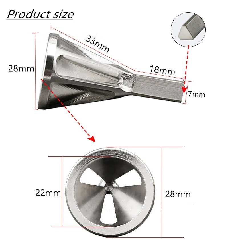 1-2 шт. инструмент для снятия заусенцев Инструмент для снятия заусенцев из нержавеющей стали подходит для всех видов патронов сверла дропшиппинг