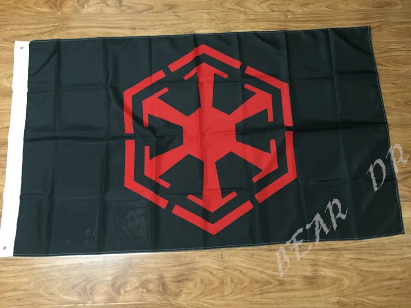 

90x150cm Star Wars Sith Empire Flag 3' x 5' 100D Polyester Free Shipping