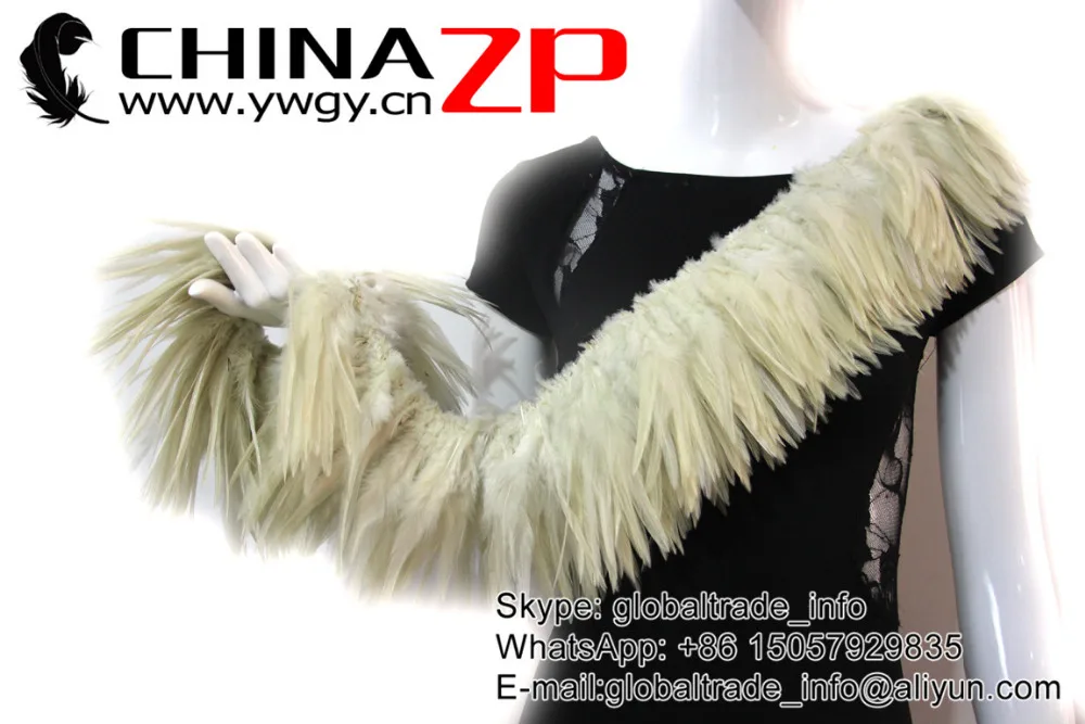 CHINAZP Профессиональный 850 штук/комплект фантастический костюм украшения натуральный крем натянуто китайское петушиное перо
