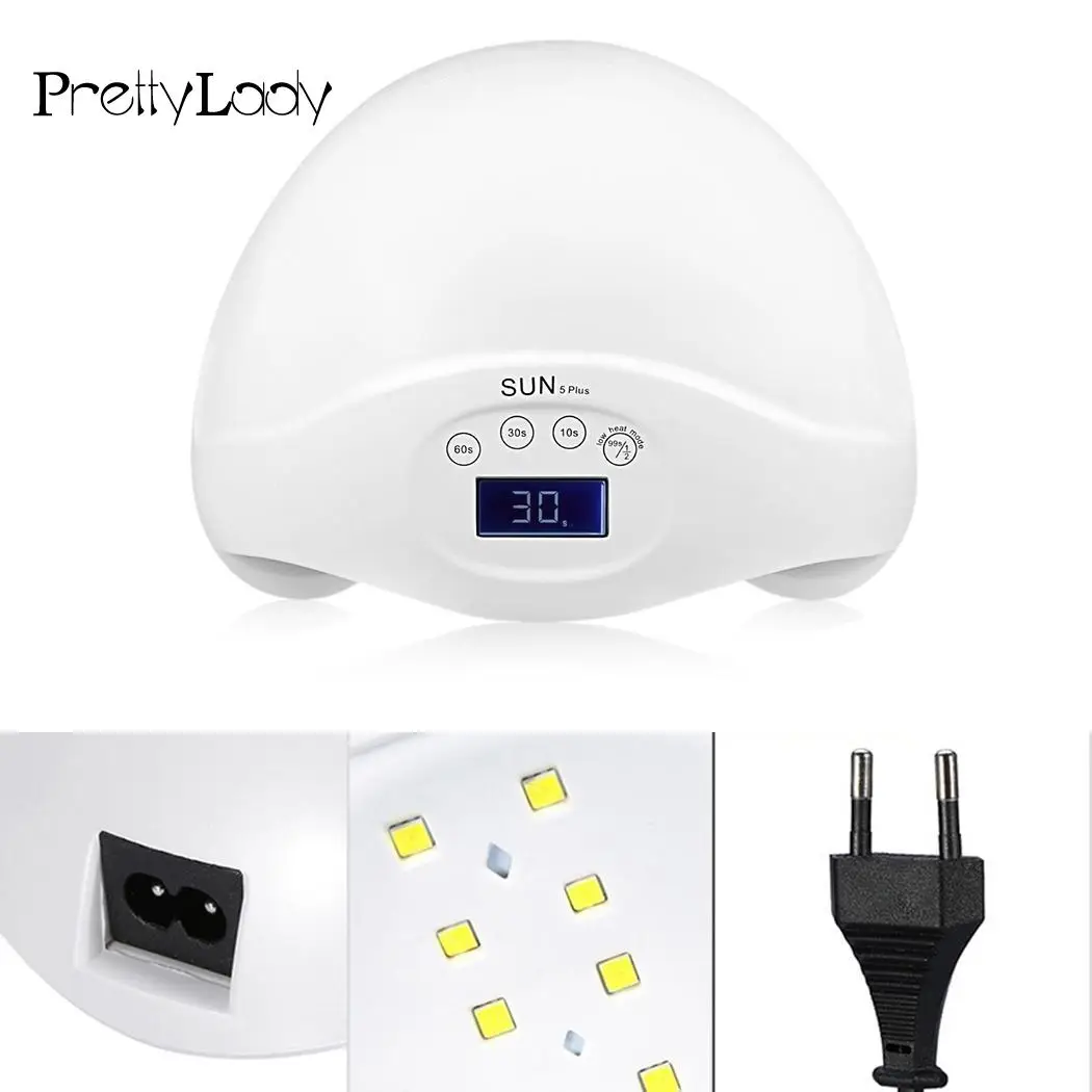 

UV Sun 5 Plus Portable Lamp Nail Polish Dryer LED Light Drying Fingernail