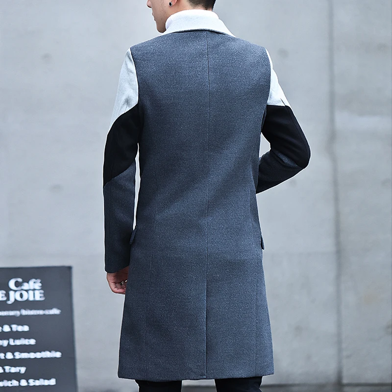  2020 winter Mens Long Coat Business casual long jacket Large size 5xl Men Trench Overcoat