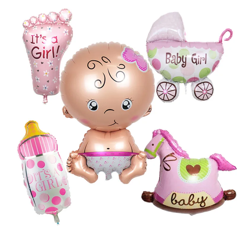 XXPWJ-new-5-pieces-Baby-boy-girl-aluminum-balloon-baby-birthday-party-layout-decorative-balloons