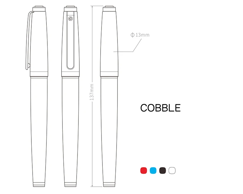 Jinghao KACO COBBLE серии модные простые перьевая ручка Роскошные Металлические чернила ручка ручки для письма офисные школьные канцелярские принадлежности