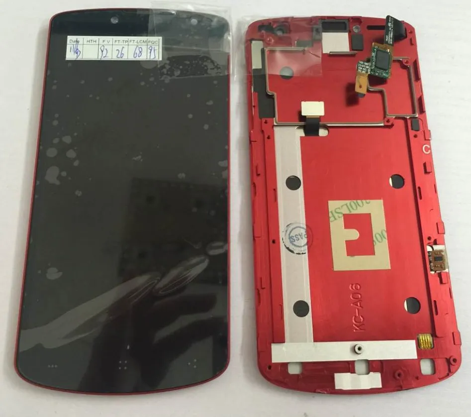 5 NEW Arrival Prestigio MultiPhone PAP 7500 LCD Display Digitizer touch Screen frame Wholesale Free Shipping