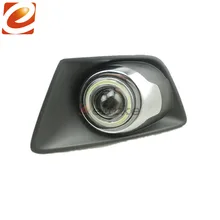 eeMrke COB Angel Eyes DRL For Ford EcoSport 2-ro H11 30W Bulbs LED Fog Lights Daytime Running Lights Tagfahrlicht Kits