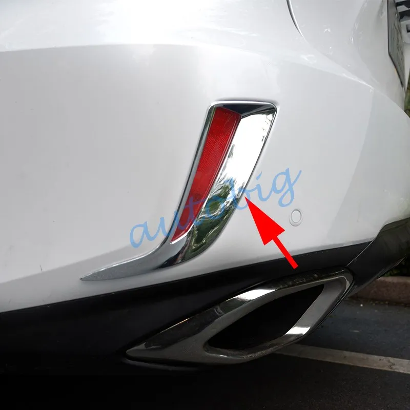 (SET OF 2) Chrome Rear Reflector Cover For Lexus RX350 RX450h 2016 2017