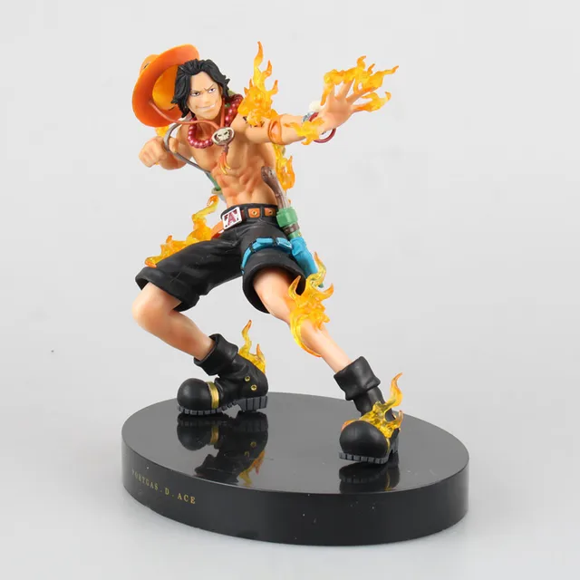 Special Offers 18cm One Piece Ace Fire Action Figure Devil Fruit PVC Anime Toys One Piece Figuras Coleccionables Portgas D Ace