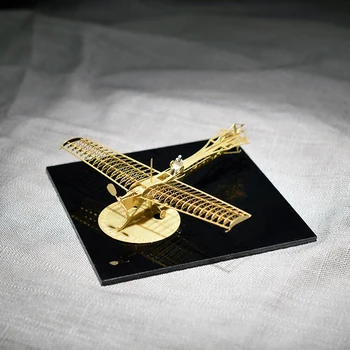 

3D Metal Assemble Static Model Plane DIY Decoration Model