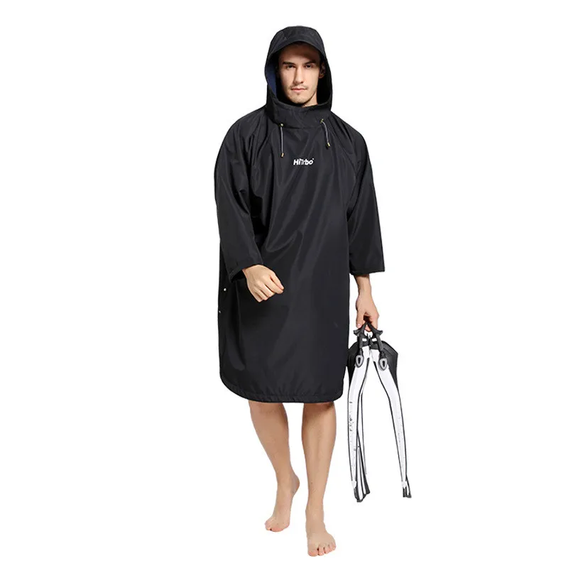 

Men's Women's Body Towels Water-resistant Warm Robe Bath Towel Outdoor Hooded Bibulous Beach Towel Diving Poncho Bath Towel