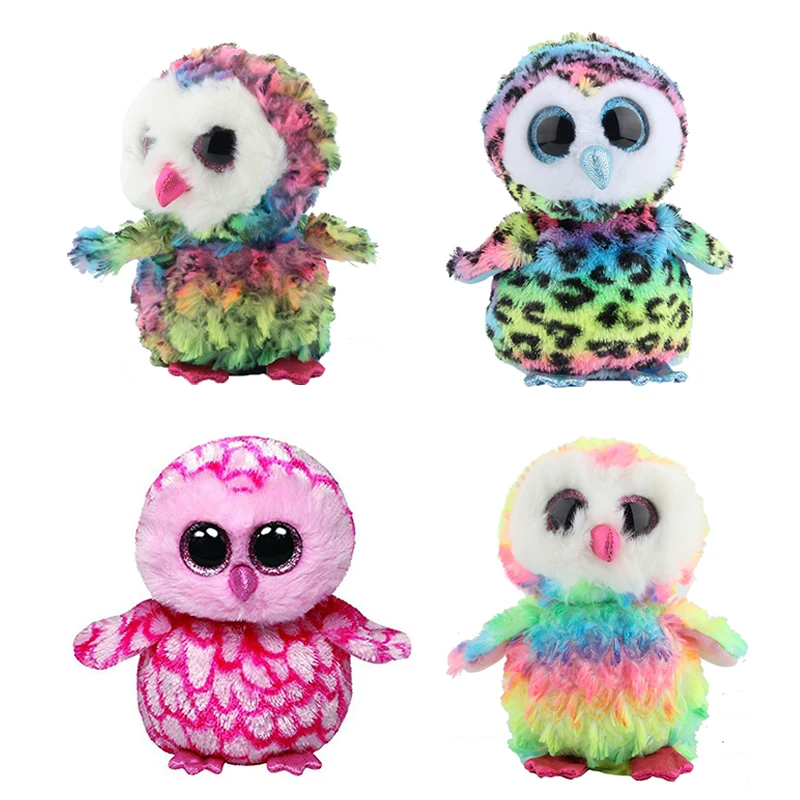 

Ty Beanie Boos Owl Plush Toy Doll 6" 15cm