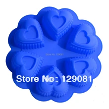 Mattoon 6 силиконовый гель форма для выпечки пирожных плесень шоколад желе Пудинг Форма льда шаблон