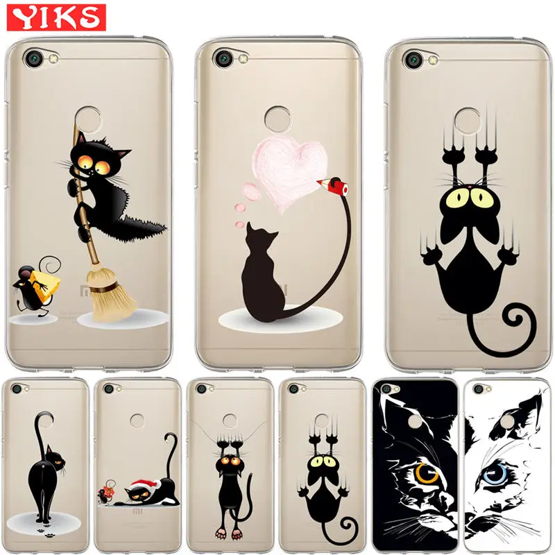 

Coque for Xiaomi Mi A1 5X Redmi Note 3 3S 4 Pro 4X 4A 5A Prime 5 Plus Case Cute Animal Cat Pattern Soft Silicone TPU Back Cover