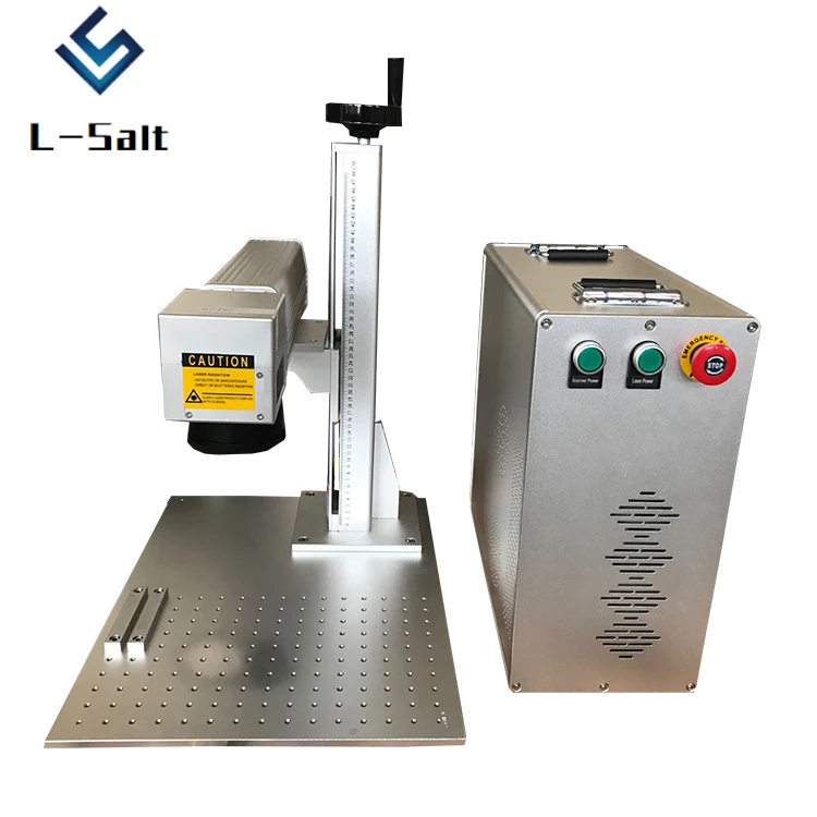 

Double light red pointer 20w fiber laser marking machine
