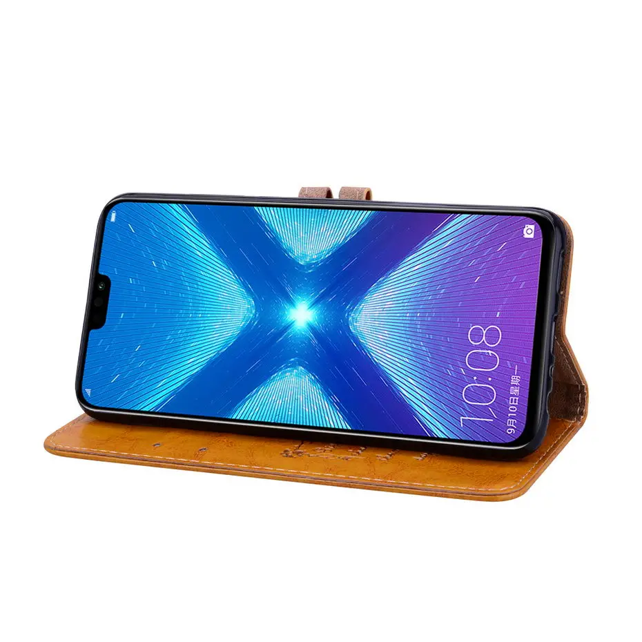 Чехол для телефона из искусственной кожи WoodLysi Huawei Honor 8X JSN L21 Honor8X 8 X кошелек ase
